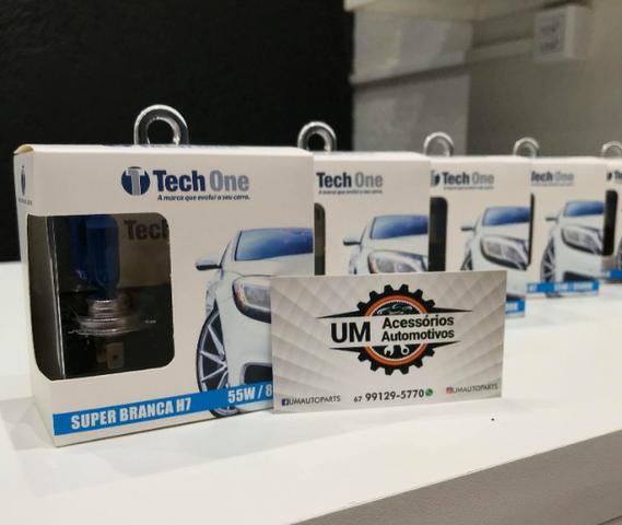 Lâmpada super branca H1 H3 H4 H7 H11 Hb3 HB4 Techone 8500k - Foto 2