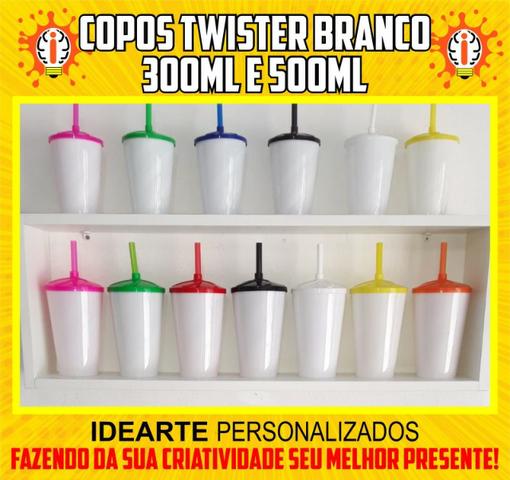 Copo Twister 300ml e 500ml Personalizado