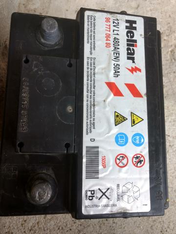 Bateria heliar usada meia vida 50Ah