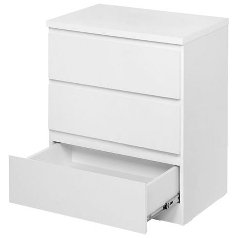 Criado mudo 3 gavetas, material em mdf, semi novo - Foto 2