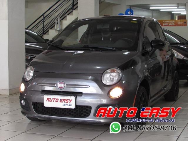 Fiat 500 Sport Air 1.4 C/ Couro! - Foto 16