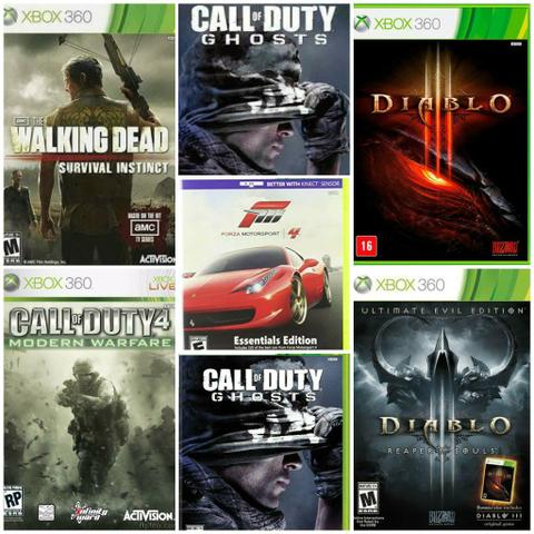 Vendo jogos de Xbox 360