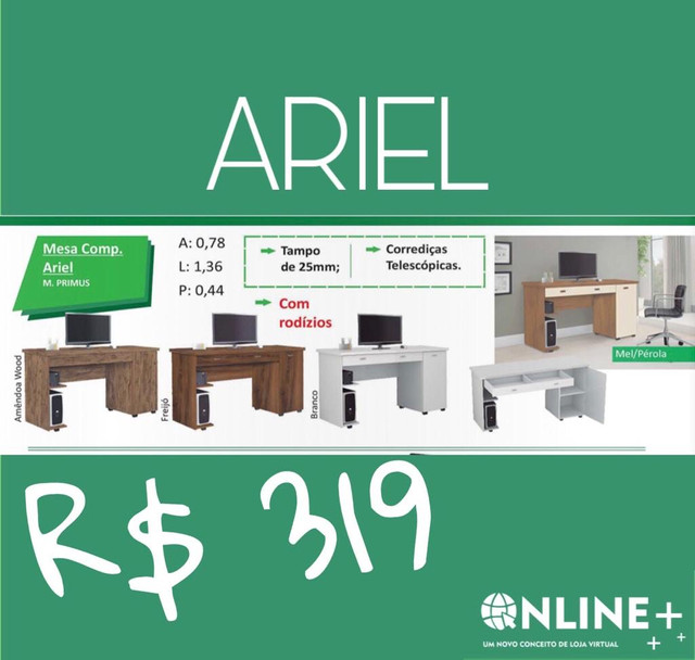 Mesa comp. Ariel
