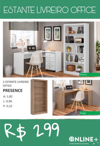 Estante livreiro office/// Oferta imperdível !!