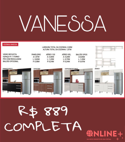 Armário Vanessa completa// oferta imperdível