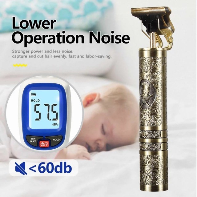 Máquina de cortar cabelo profissional aparador elétrico - Foto 5