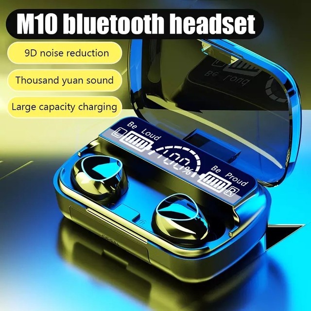 Fone de ouvido sem fio M10, bluetooth, compatível com celulares  - Foto 2