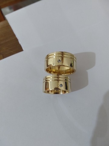Aliança moeda Antiga noivado ou casamento  - Foto 4