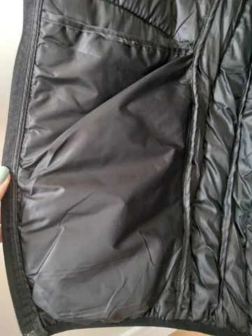 Jaqueta acolchoada puffer preta - Tam G - Foto 5