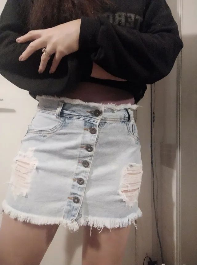 Saia jeans 42