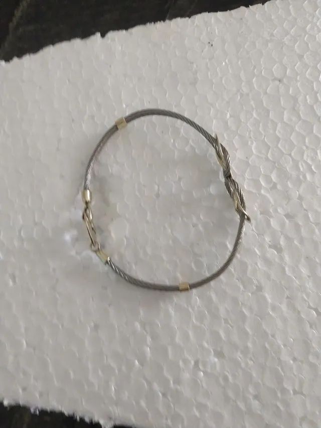 Pulseira feminina Cabo náutico e moeda antiga  - Foto 5