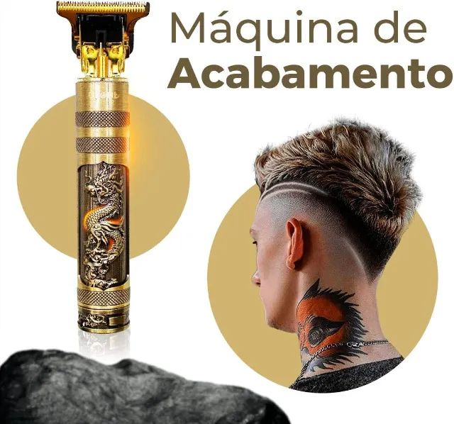 Maquina de Corte e Aparador de Cabelo e Barba