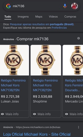 Relógio Michael Kors - modelo MK7136 - Bijouterias, relógios e acessórios -  Jardim Simus, Sorocaba 1158518553 | OLX