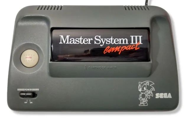 Console Master system 3 sonic funcionando perfeitamente