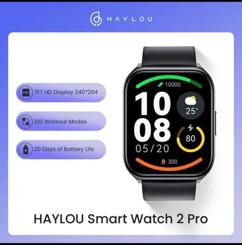 Smartwatch Haylou Watch 2 Pro BT 5.3 Tela de 1.85 pol. - Haylou Brasil