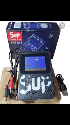 Mini Game Portátil 400 Jogos Retro Sup Game Box Mega Premium em