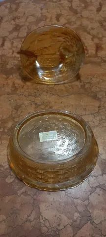 galinhas de vidro antigas mantegueiras - Foto 3