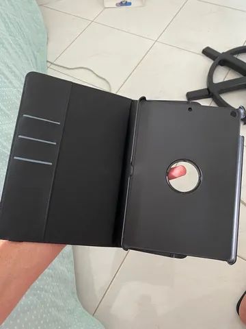 Capinha estilo couro para iPad 7, 8 e 9