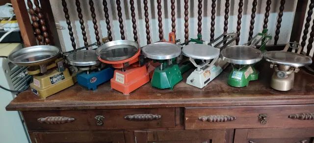 Mini balança de precisão antiga  - Foto 3