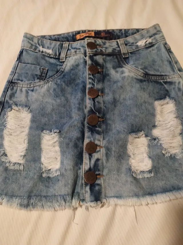Saia jeans 36/38