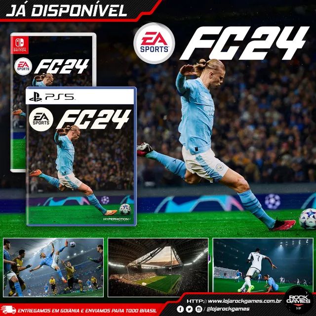 Jogo ea sports fc 24 Standard Edition Playstation 5 Mídia Física