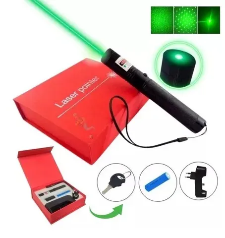 Laser Point - YT 303 (Recarregavel USB e Bateria)