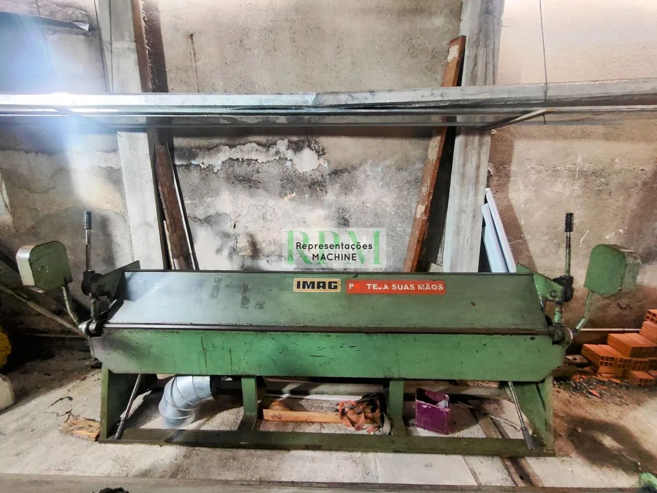 Dobradeira Manual 3mts x 1.2mm lisa IMAG - Foto 3