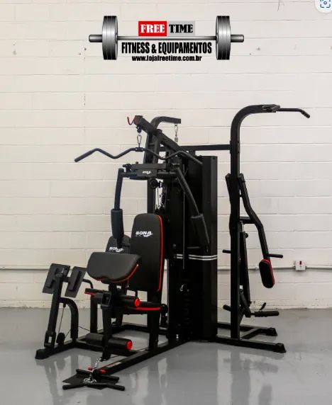 Estação de Musculação - 3 módulos 75kg