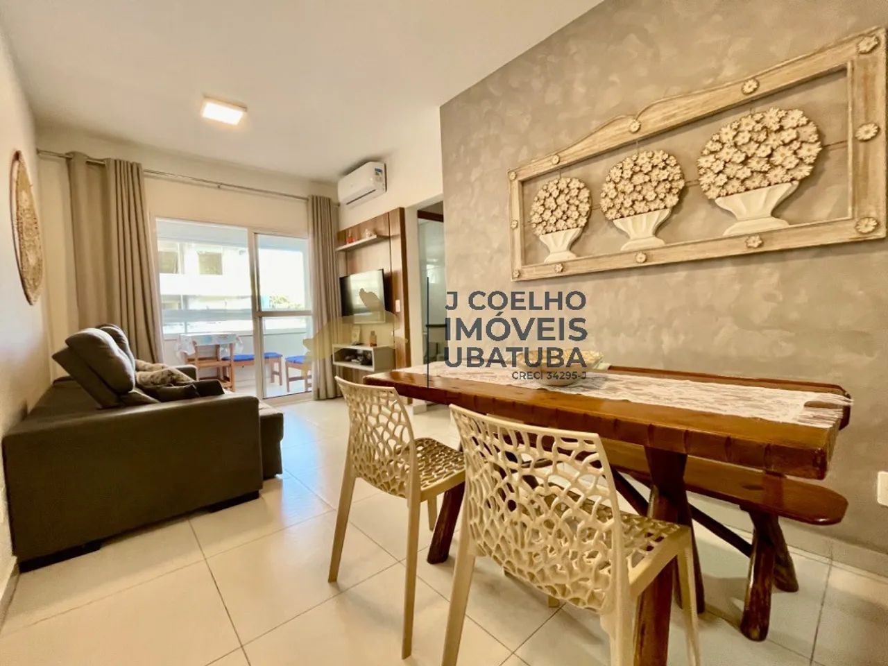 Apartamento com 2 dormitórios sendo 1 suíte, varanda gourmet à venda no Itaguá - Ubatuba S - Foto 3