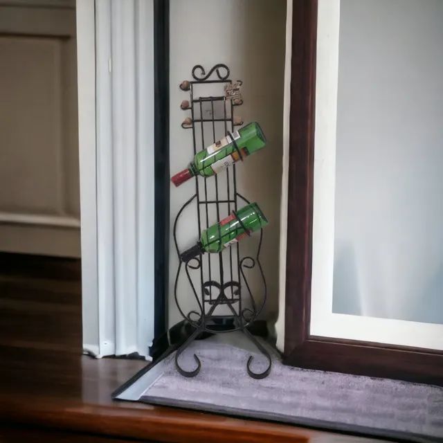 Adega de vinho violão piso 65cm Ferro - Foto 2