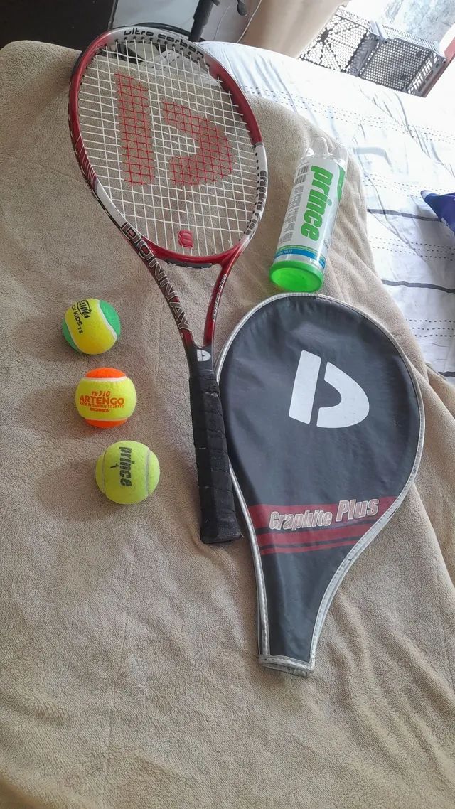Donnay Graphite Plus Tennis Racquet - Grip Size Estimated 4 3