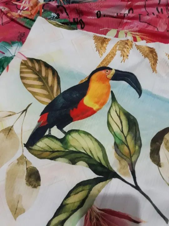 Malha canelada estampada - Foto 2