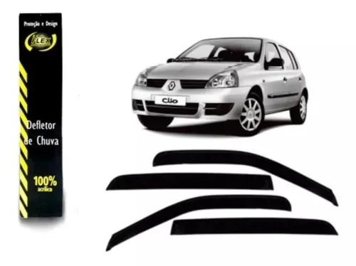 Jogo Calha Chuva Para Clio 2000 2001 2002 A 2016 4 Portas