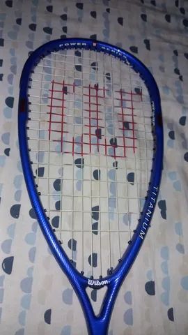 Raquete Wilson graphite pro Ws usada  - Foto 4