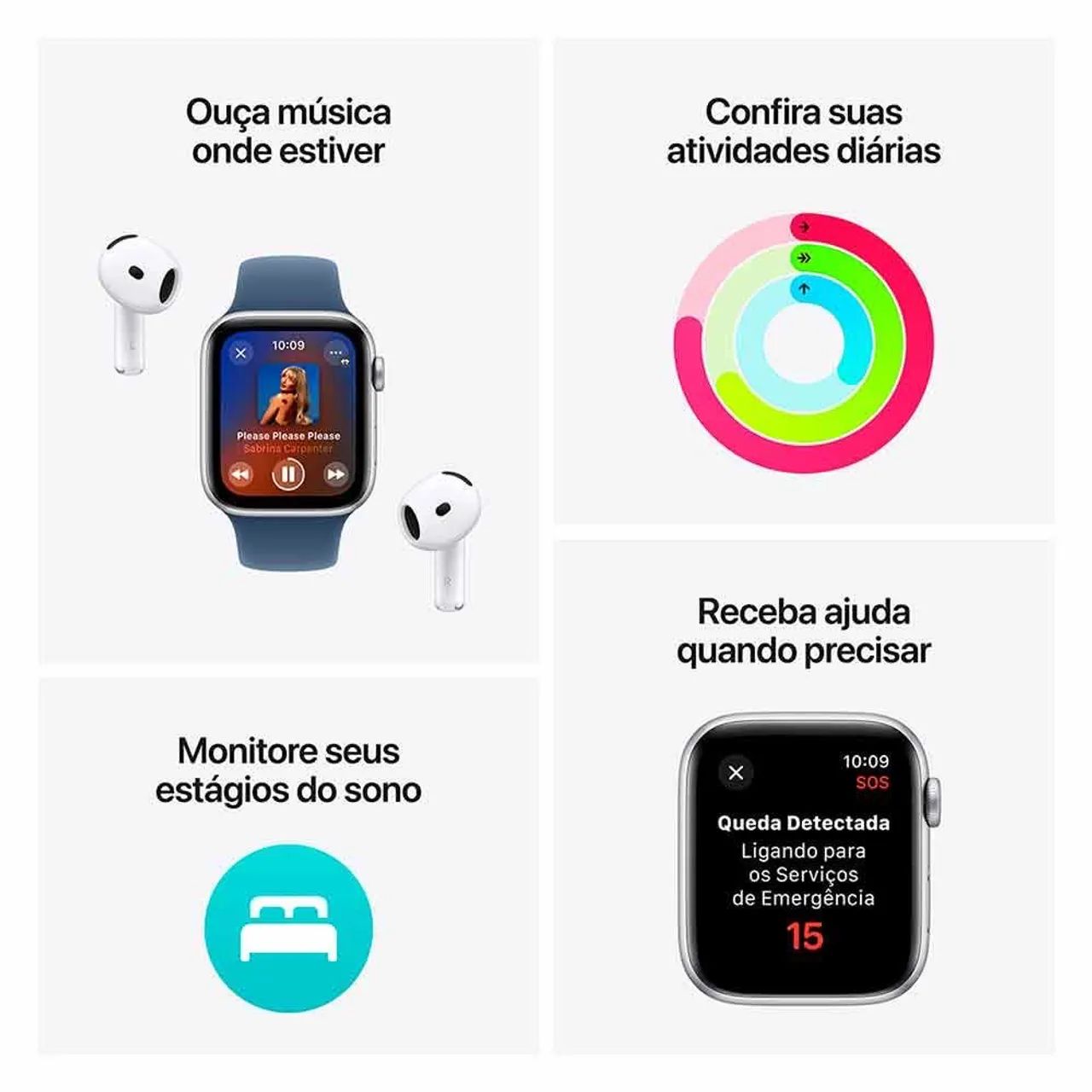 Apple Watch SE 2º geração  44MM - Novo - Loja Fisica - Foto 3