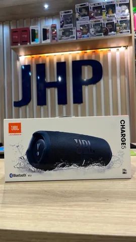Caixa de som JBL Charge 5 Azul Original - Loja Física - Até 12x sem juros 