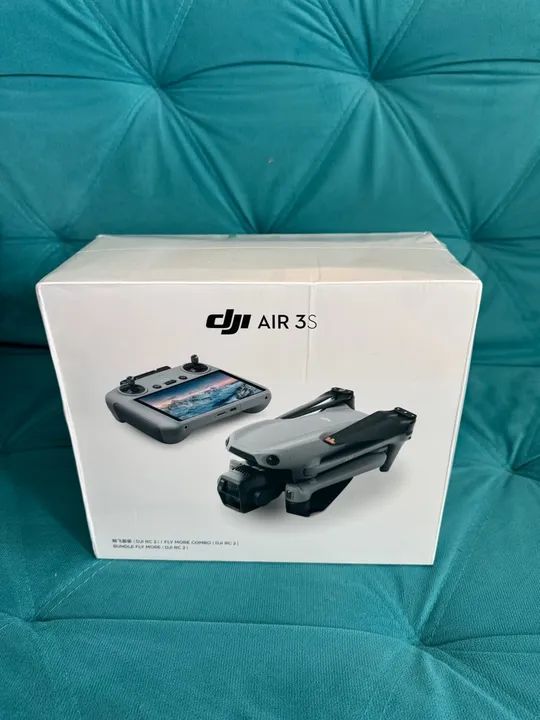 Drone DJI Air 3S Fly More Combo Com controle com tela - lacrado Novo - Nota Fiscal