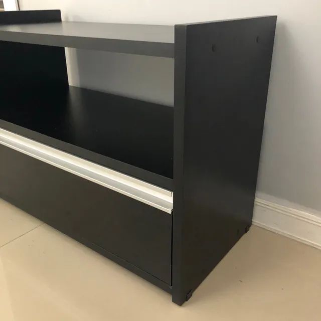 Rack banqueta preta MDF - Foto 5