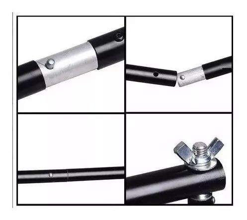 Kit Suporte Fundo Infinito Portátil, para Fotografia e Filmagem - Foto 4