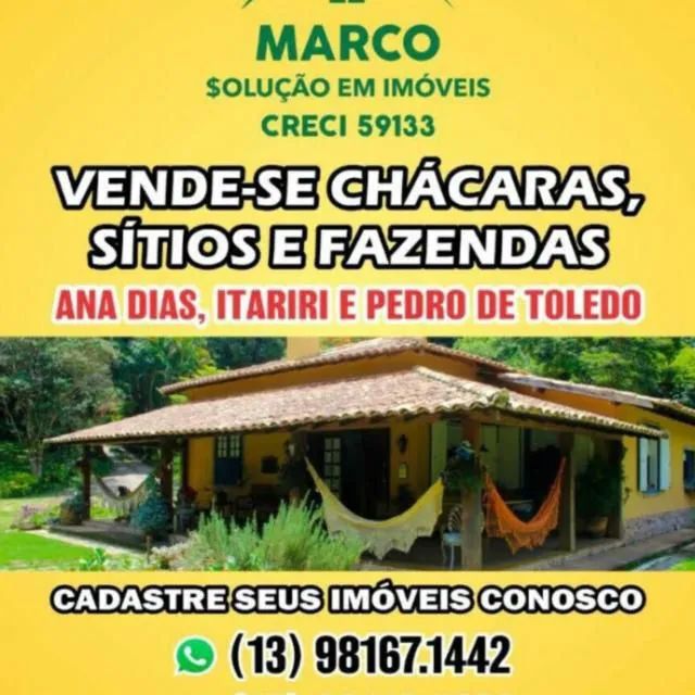 Chacaras Ana Dias SP.  sem casa