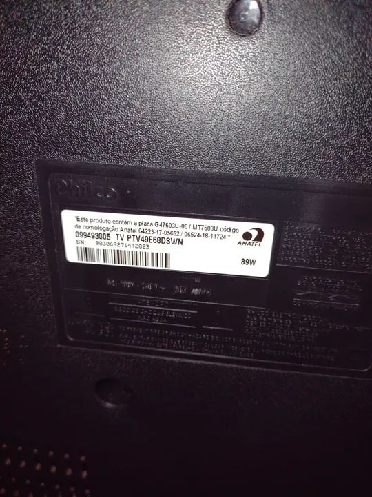 Placa fonte tv Philco ptv48e68dswn funciona perfeitamente - Foto 4