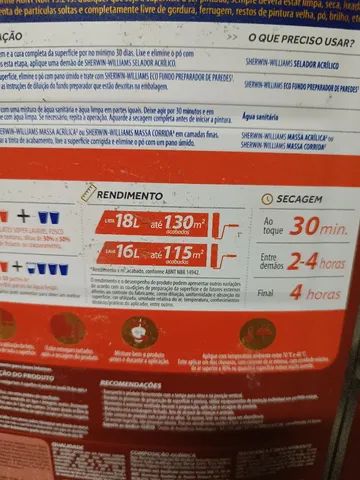 Tinta Sherwin Williams Metalatex Premium areia - Foto 4