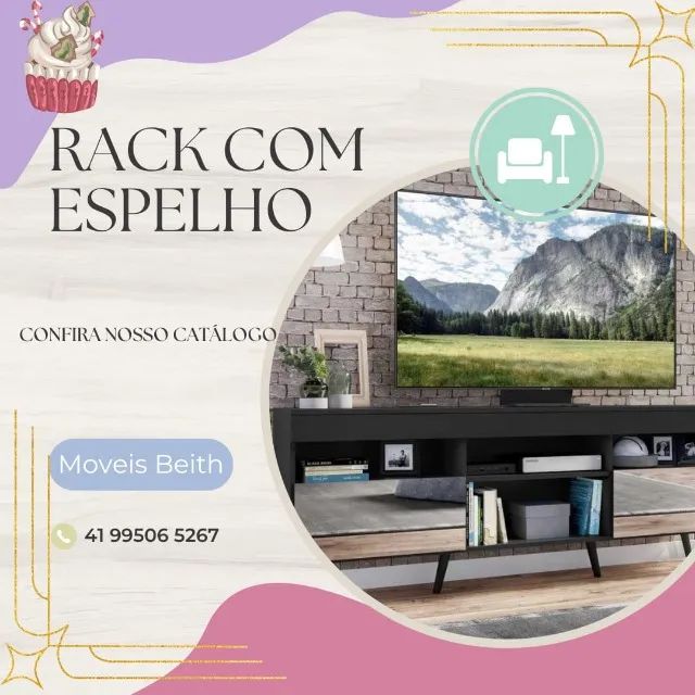 Promoção Rack Retro com Espelho - 26/11/24   