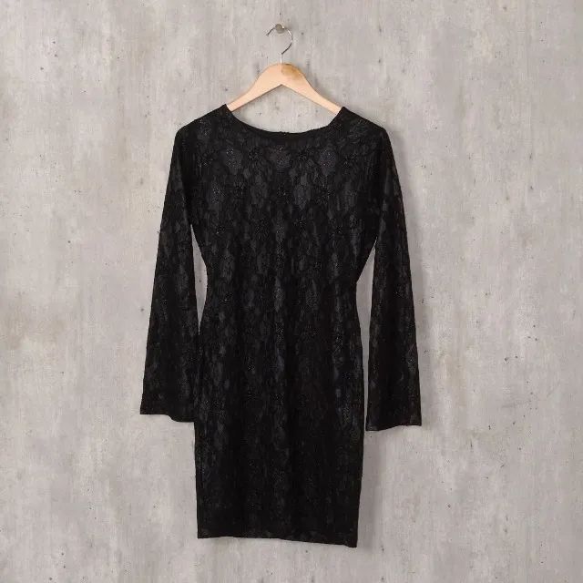 Vestido gótico preto em renda bonprix - Roupas - Parque das Américas, Mauá  1272336337