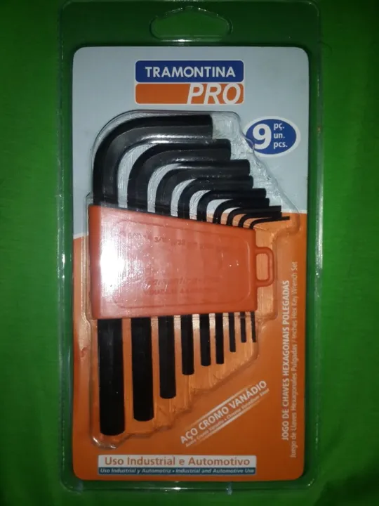 9 chaves Hexagonais Tramontina