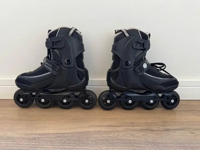 Patins Inline Jet Preto Traxart - Tam: 8 - Foto 2