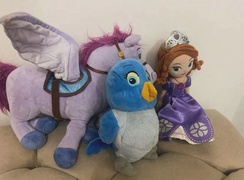 Princesa Sofia amigos cavalo, passaro