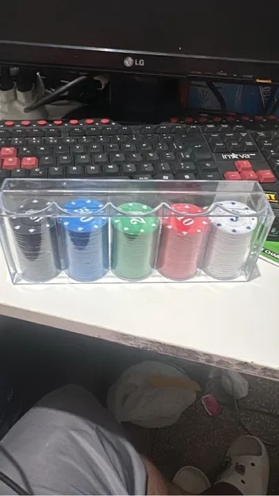 Conjunto de fichas para jogos  - Foto 3