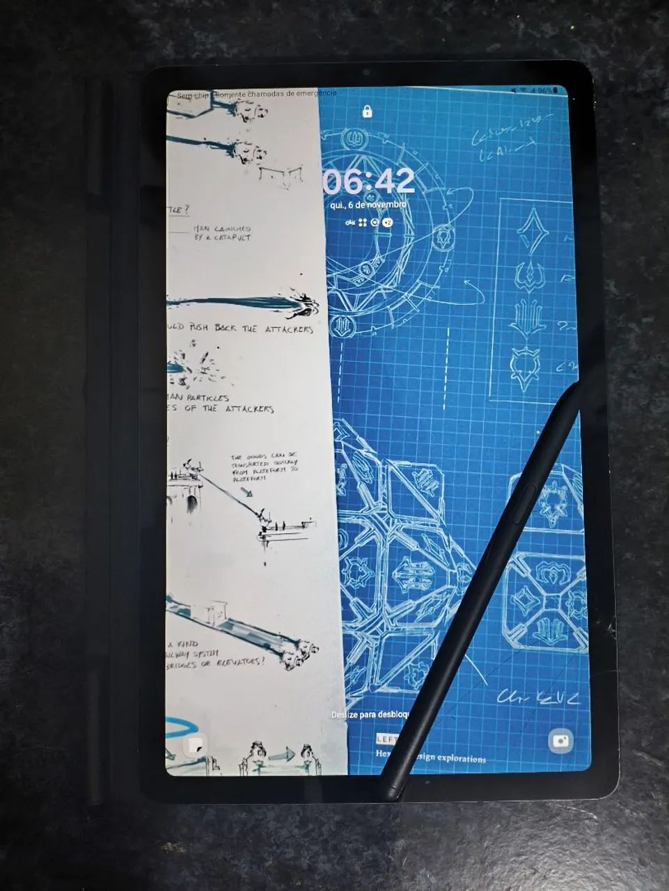Samsung Tablet S6 Lite (pequena avaria)