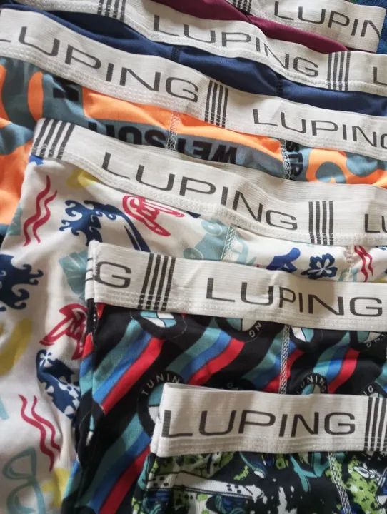 Cuecas Boxer Luping - 10 Peças - Diversas Cores - tamanho P